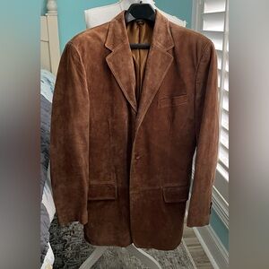 J Ferrar Brown Suede Blazer